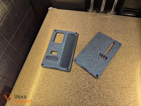 Панельки для Lost Vape Centaurus B80 PETG прозорі та сині