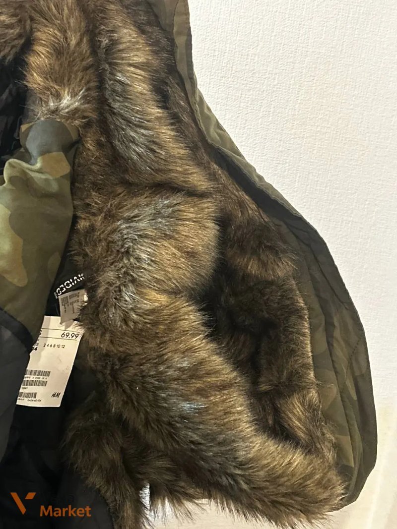 Парка H&M утеплена камуфляжна — фото 2