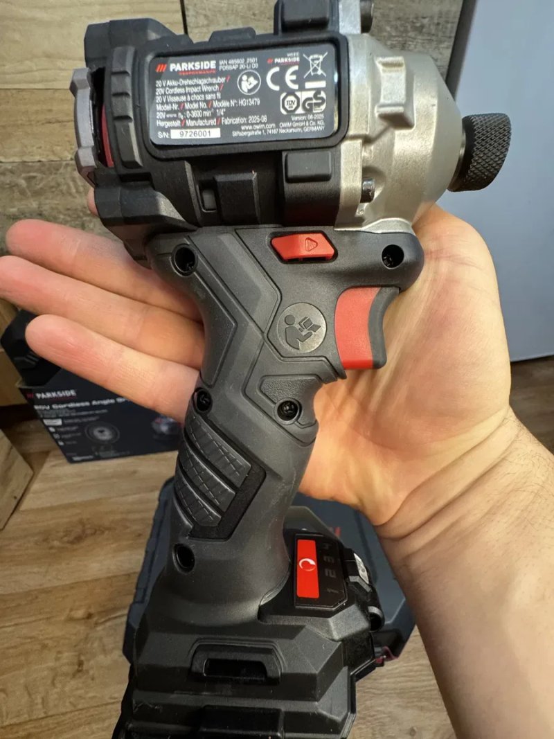 Parkside PDSSAP 20-Li D3 импакт/імпакт/гайковерт/шуруповерт Німетчина — фото 4