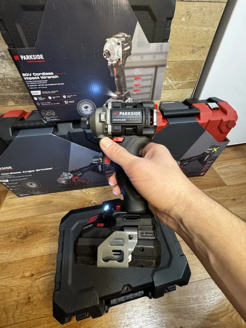 Parkside PDSSAP 20-Li D3 импакт/імпакт/гайковерт/шуруповерт Німетчина — фото 6