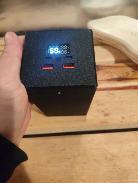 Павербанк 65/100 ват мощный 72000 мАч павербанк питание для ноутбука
