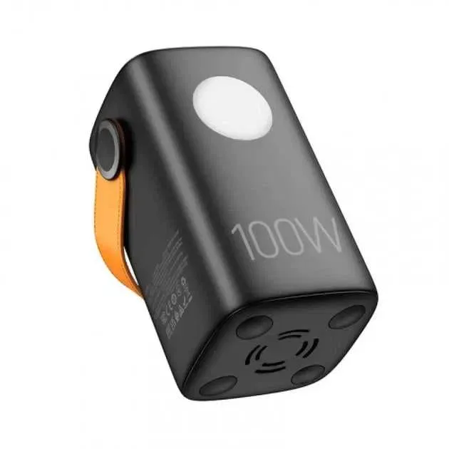 Павербанк для ноутбука Hoco DB160 60000 mAh 100W 3USB/2Type-C Портативний акумулятор Power Bank зі швидкою зарядкою PD100W+QC22.5W та ліхтариком — фото 4