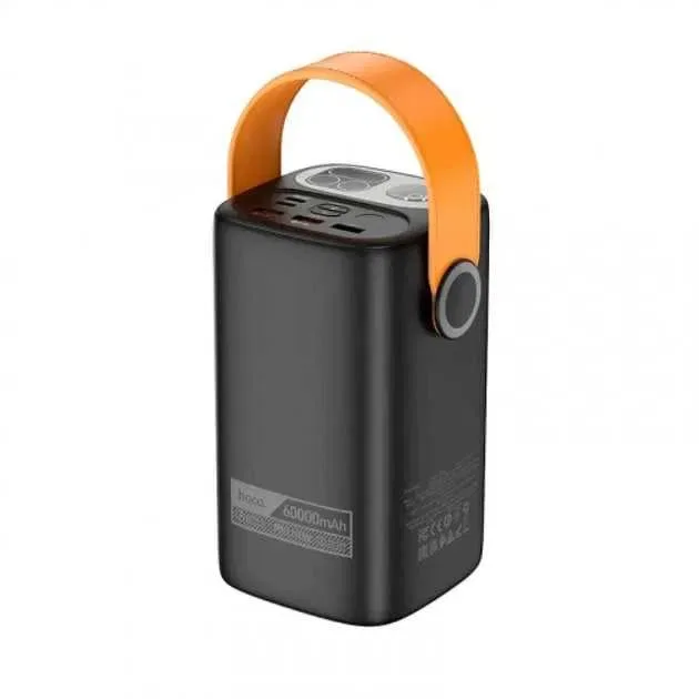 Павербанк для ноутбука Hoco DB160 60000 mAh 100W 3USB/2Type-C Портативний акумулятор Power Bank зі швидкою зарядкою PD100W+QC22.5W та ліхтариком — фото 5