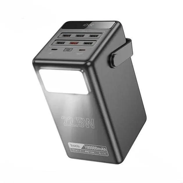 Павербанк Hoco DB03 100000 mAh 22.5W Швидка зарядка 22.5W, ліхтар — фото 4