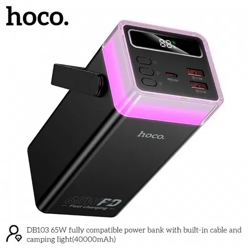 Павербанк HOCO DB103 40000mAh 65w — фото 6