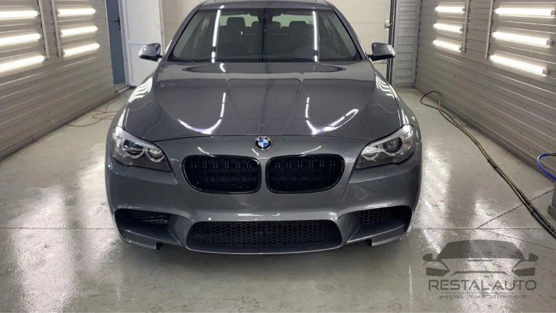 Передний бампер на BMW 5 F10 F11 в стиле M5  бмв ф — фото 5