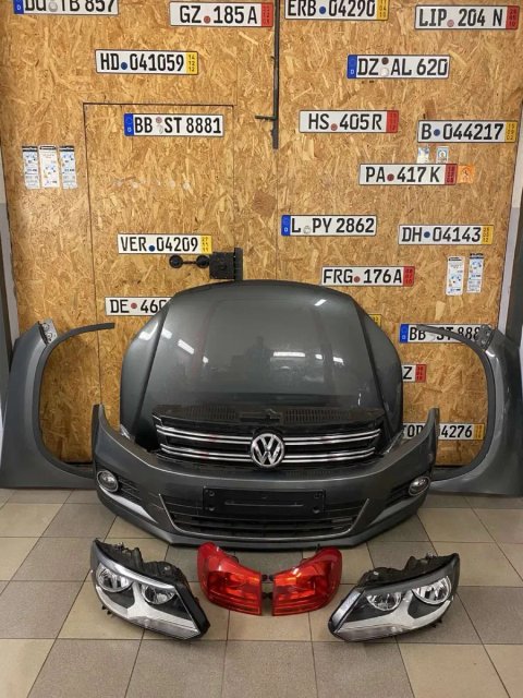 Передок морда VW Tiguan 1 капот бампер крило фара Розборка Tiguan 1