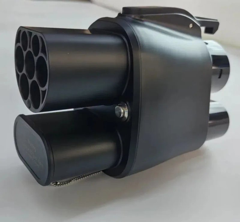 Перехідник 2-в-1 CCS2 - CCS1 + Type 2 | Адаптер AC/DC 400A 250кВт | Швидка та повільна зарядка | Для електромобілів США — фото 6
