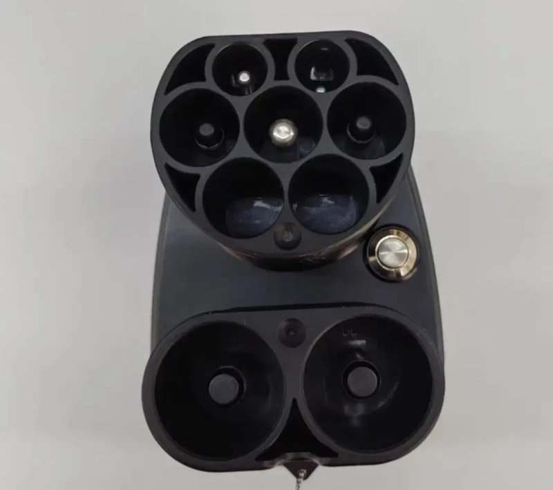 Перехідник 2-в-1 CCS2 - CCS1 + Type 2 | Адаптер AC/DC 400A 250кВт | Швидка та повільна зарядка | Для електромобілів США — фото 7