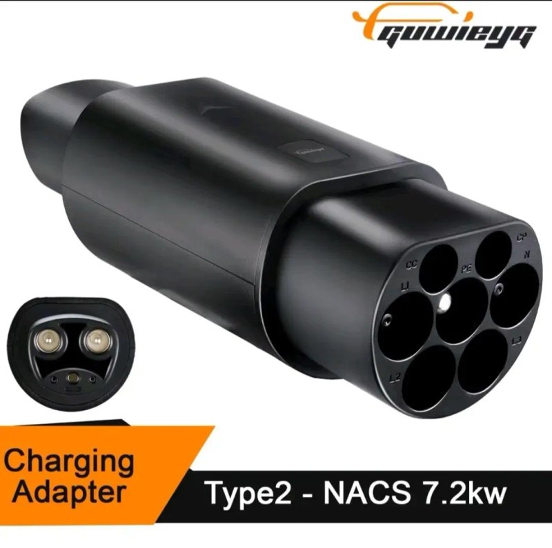 Перехідник адаптер tesla type1 type 2 CCS2 GBT NACS CCS1 зарядка тесла тайп 1 тайп 2 Тесла накс ккс2 guwieyg ГБТ переходник 500А 500квт — фото 5