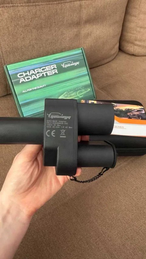 Перехідник CCS Combo 2 + type2 - tesla DC + AC адаптер GUWIEYG 500А. ОРИГІНАЛ!!!