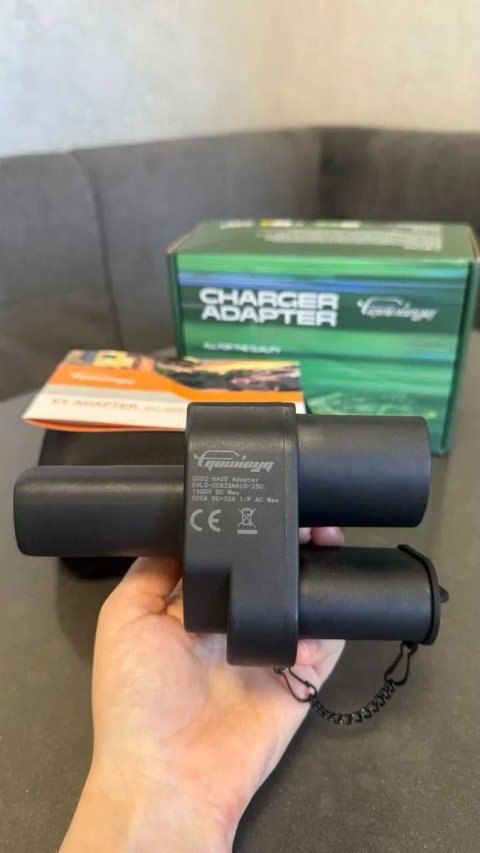Перехідник CCS Combo 2 + type2 - tesla DC + AC адаптер GUWIEYG 500А