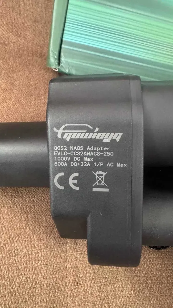 Перехідник CCS Combo 2 + type2 - tesla DC + AC адаптер GUWIEYG 500А. ОРИГІНАЛ!!! — фото 2