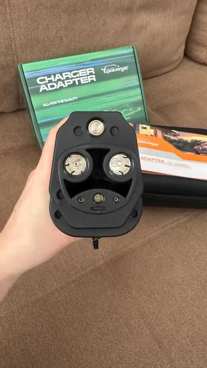 Перехідник CCS Combo 2 + type2 - tesla DC + AC адаптер GUWIEYG 500А. ОРИГІНАЛ!!! — фото 3