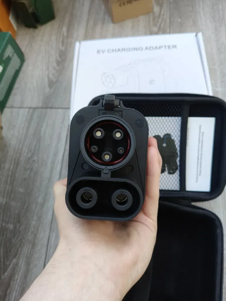 Перехідник CCS2 - CCS1 AFYEEV 350A 1000V | AC+DC адаптер 350кВт | Для авто зі США | DC Fast Charge | Сумісний із більшістю EV — фото 4