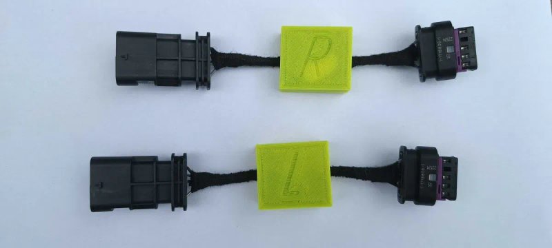 Перехідники для Tesla для задніх ліхтарів  із жовтими поворотниками — фото 3