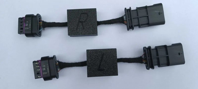 Перехідники для задніх ліхтарів  із жовтими поворотниками Tesla — фото 2