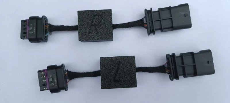 Перехідники для задніх ліхтарів Tesla із жовтими поворотниками — фото 3