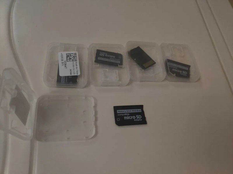 Переходник адаптер Micro SD (TF) на Memory Stick Pro Duo для Sony PSP — фото 2