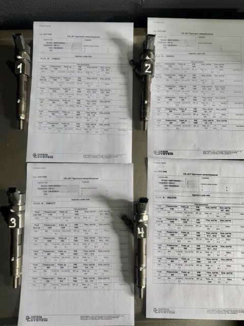 Перевірені дизельні форсунки Bosch-0445110230 з кодом присвоєння для двигунів Renault 1.9DCI та Suzuki 1.9DDiS