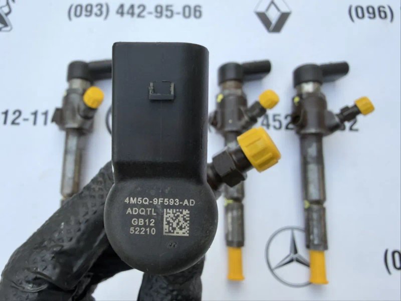Перевірені форсунки 4M5Q9F593AD Ford Focus C Max Mondeo Galaxy S Max 1.8 TDCi  1355051 A2C59511610 форсунка Форд Фокус Мондео С-Макс Гелексі Коннект — фото 2