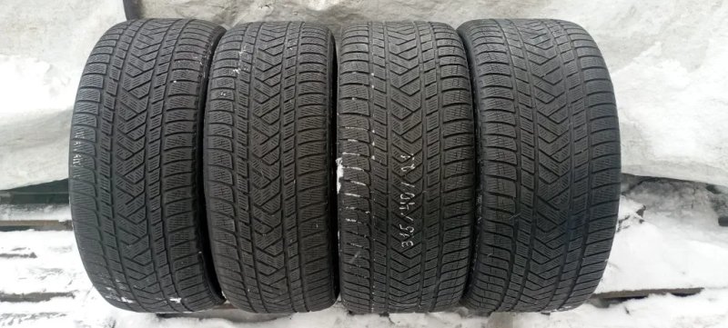 Pirelli 275 45 r21 зимові 315 40 r21 різноширокі шини б'у з Європи R21 — фото 2