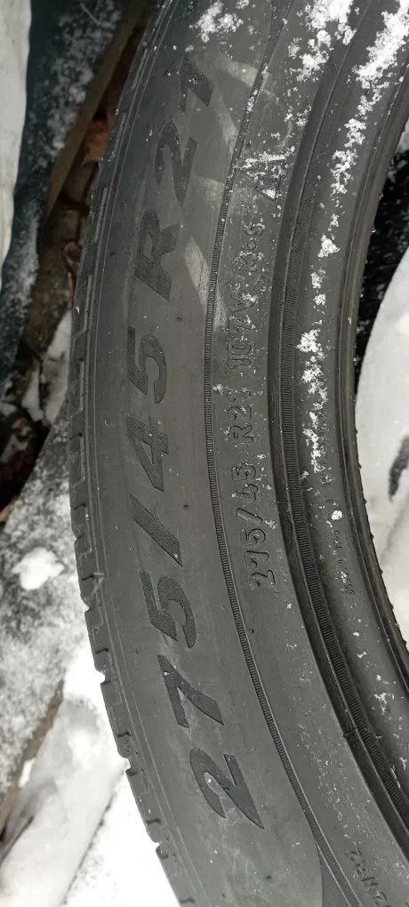 Pirelli 275 45 r21 зимові 315 40 r21 різноширокі шини б'у з Європи R21 — фото 5