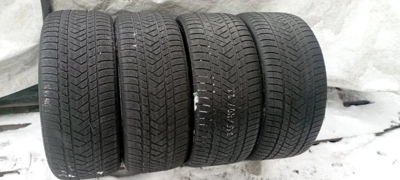 Pirelli 275 45 r21 зимові 315 40 r21 різноширокі шини б'у з Європи R21 — фото 8