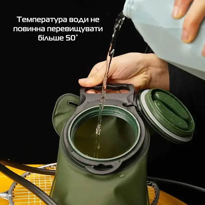 Питьевая система гидратор медуза на 3 литра, Олива (Є ОПТ) — фото 5