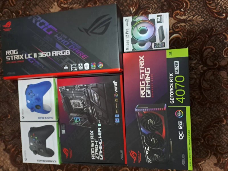 ПК/Asus RS Z790-F/i5 12400F/Asus RS 4070 Super/32GB DDR5 GSkill 7800/Asus RS XG27AQ — фото 2