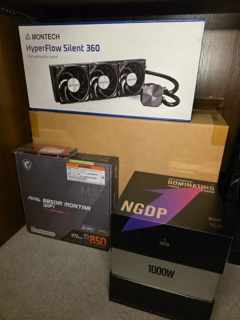 ПК Ryzen 9 9950x / MSI B850 / DDR5 16GB 6000MHz / 1000w Platinum