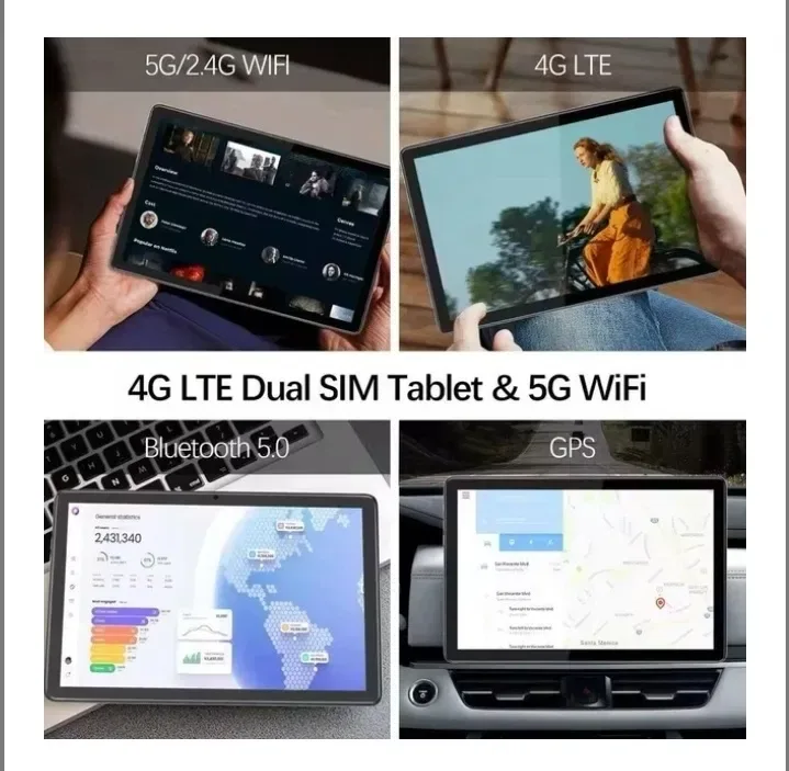 Планшет VASO UN / 8000 mAh, LTE, GPS, OTG, RAM 12GB/ROM 128GB/ — фото 4