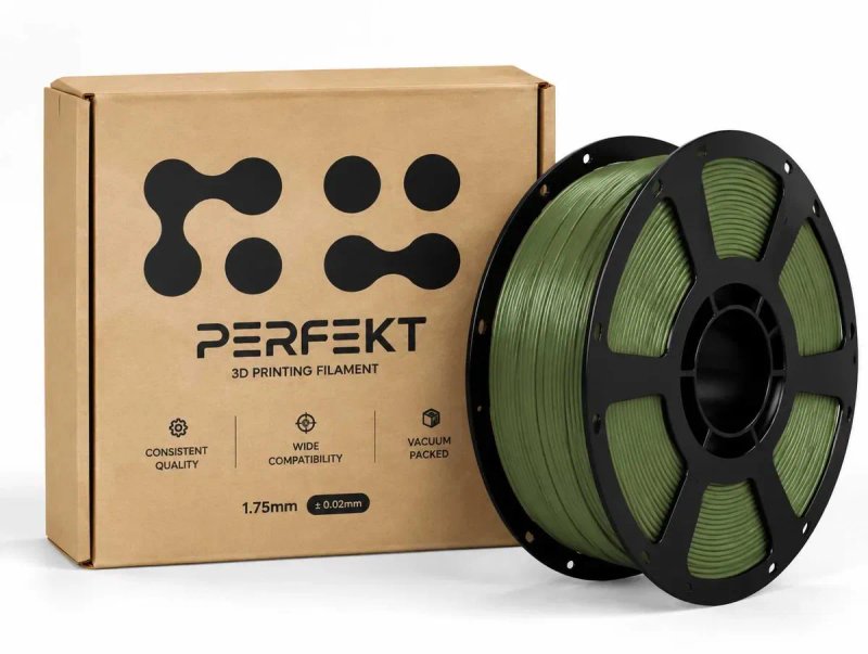 Пластик для 3D-друку (філамент) PERFEKT PETG Matte 1,75 мм 1 кг — фото 3