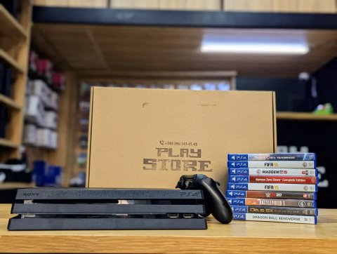 PlayStation 4 Pro 1TB + Гра на вибір! (ГАРАНТІЯ 12 МІСЯЦІВ) PlayStore