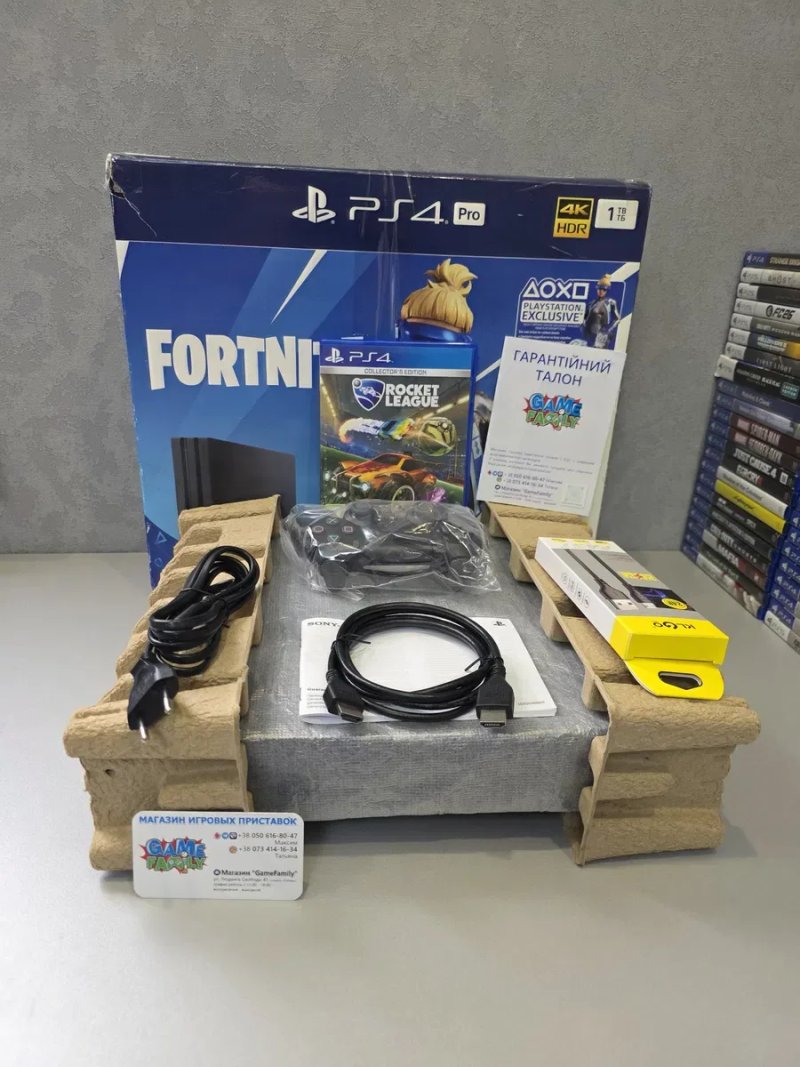 Playstation 4 Ps4 Pro Ps Sony CUH7208B 3 Ревізія 1TB 1024GB HDD Магазин 12 Місяців Гарантія + Rocket League — фото 2
