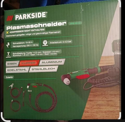 Плазморіз Parkside Німеччина. різак усіх металів