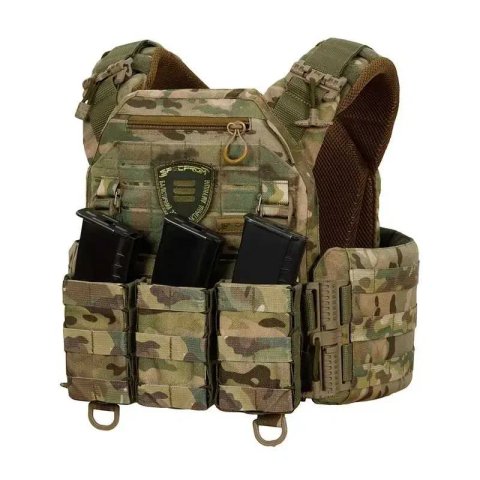 Плитоноска Warmor gen.3 Pro + 3 підсумки під магазини AK AR Мультикам