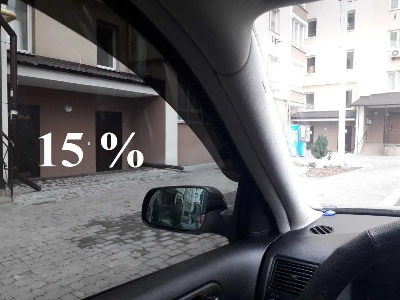 Плівка чорна металізована тонувальна професійна — фото 2