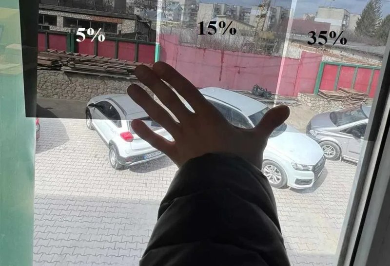 Плівка чорна металізована тонувальна професійна — фото 3