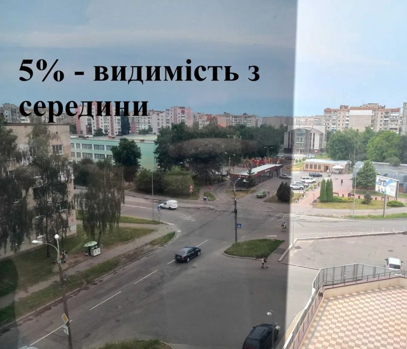 Плівка чорна металізована тонувальна професійна — фото 8