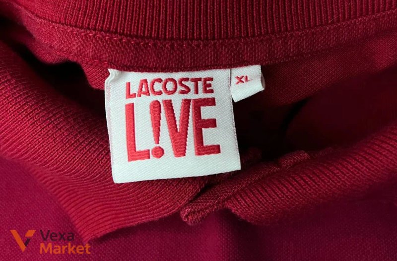 Поло Lacoste Live XL червоне — фото 2