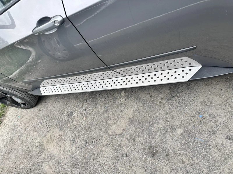 Пороги BMW X5 E70 алюмінієві БМВ Х5 накладки на пороги — фото 2