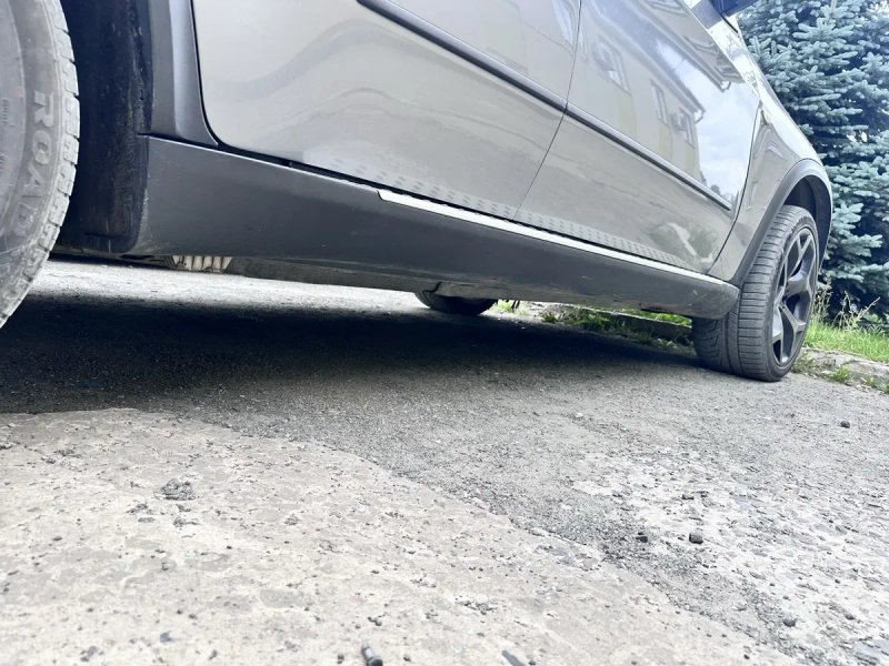 Пороги BMW X5 E70 алюмінієві БМВ Х5 накладки на пороги — фото 4
