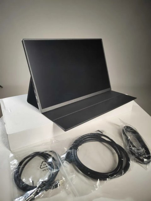 Портативний монітор 14" з динаміками,  1920х1200 IPS, 60 hz + чохол-підставка