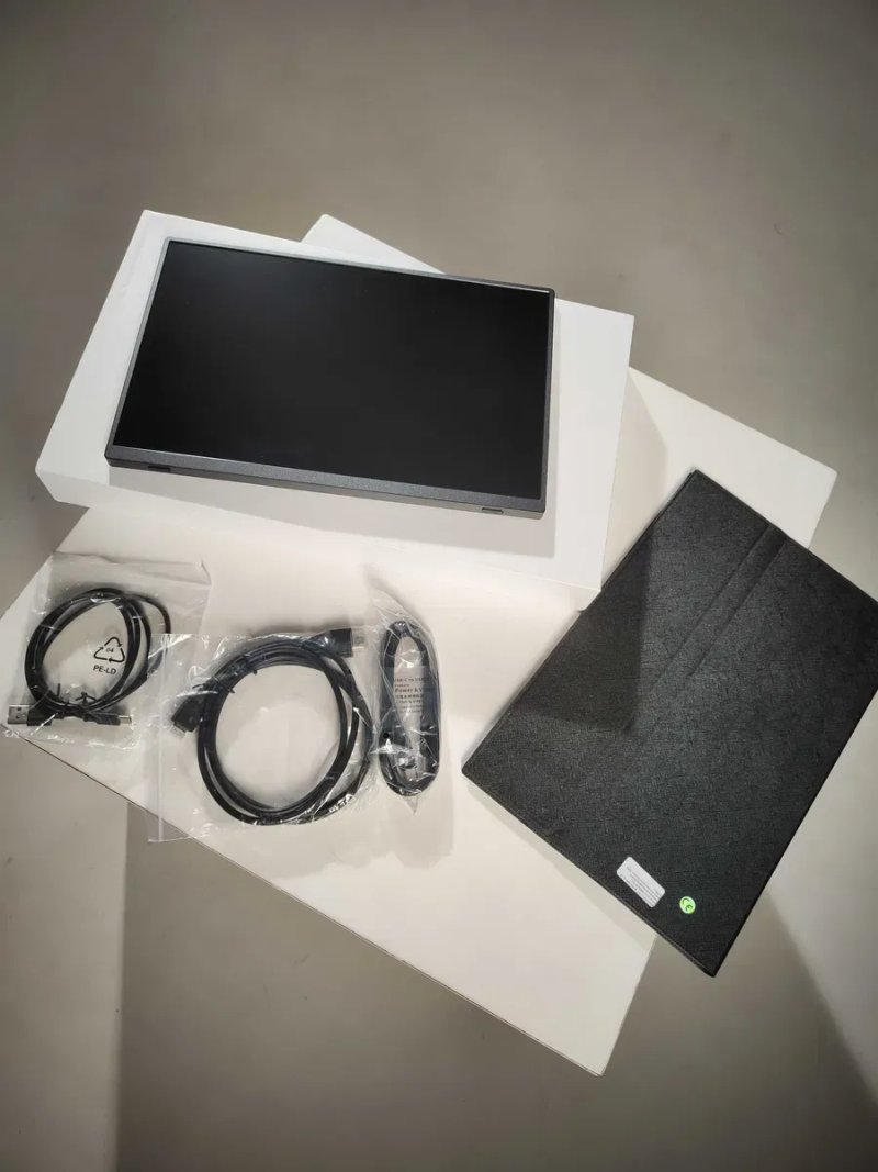 Портативний монітор 14" з динаміками,  1920х1200 IPS, 60 hz + чохол-підставка — фото 2