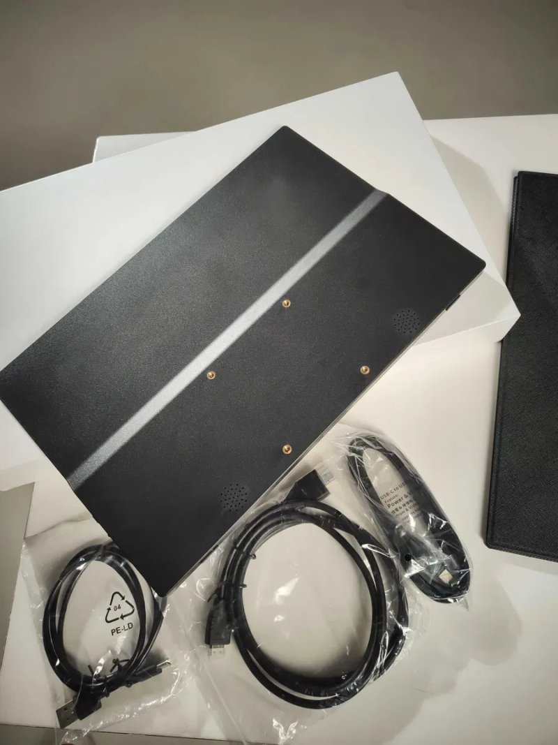 Портативний монітор 14" з динаміками,  1920х1200 IPS, 60 hz + чохол-підставка — фото 3