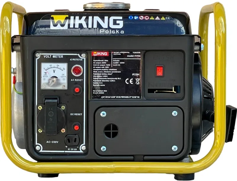 Портативний однофазний генератор Wiking Polska 800 ВТ МП-0654 — фото 3