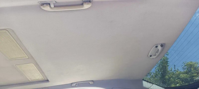 Потолок Mercedes-Benz W210 (светло-серый) седан под люк, обшивка криши — фото 2