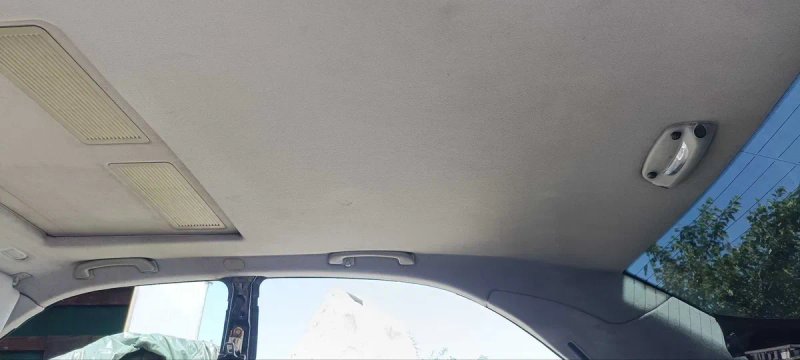 Потолок Mercedes-Benz W210 (светло-серый) седан под люк, обшивка криши — фото 3
