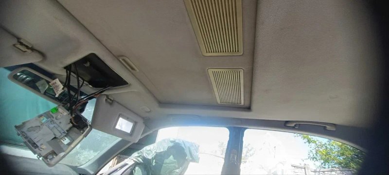 Потолок Mercedes-Benz W210 (светло-серый) седан под люк, обшивка криши — фото 4